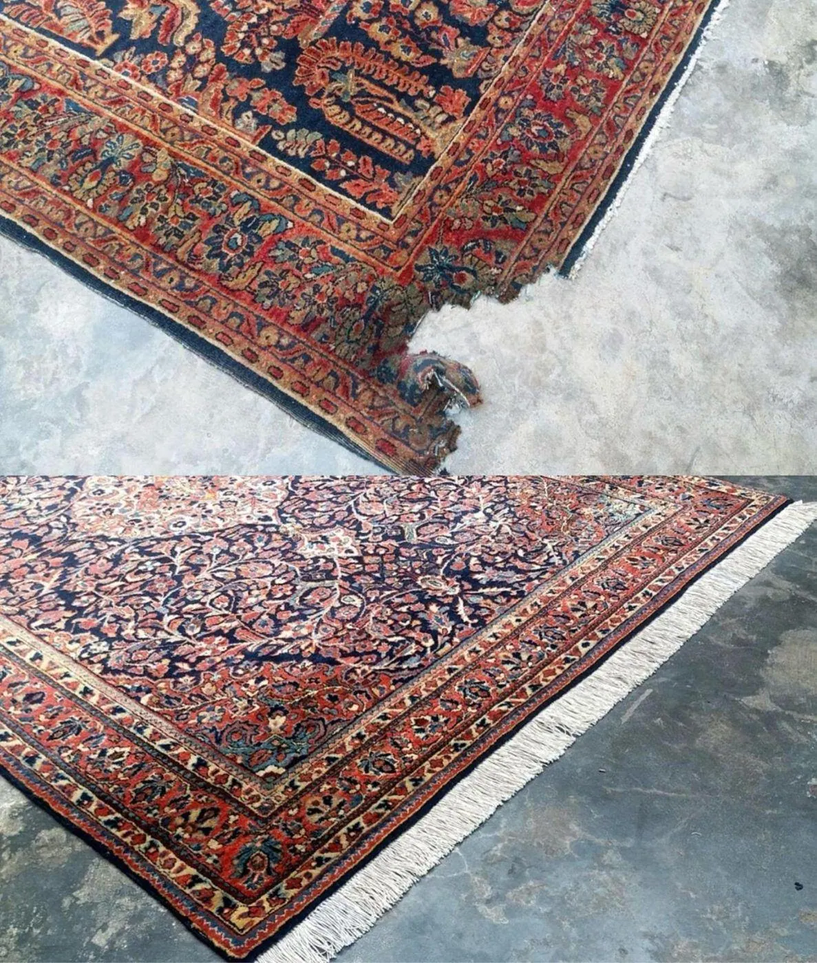 Tapis persan — vue d'ensemble