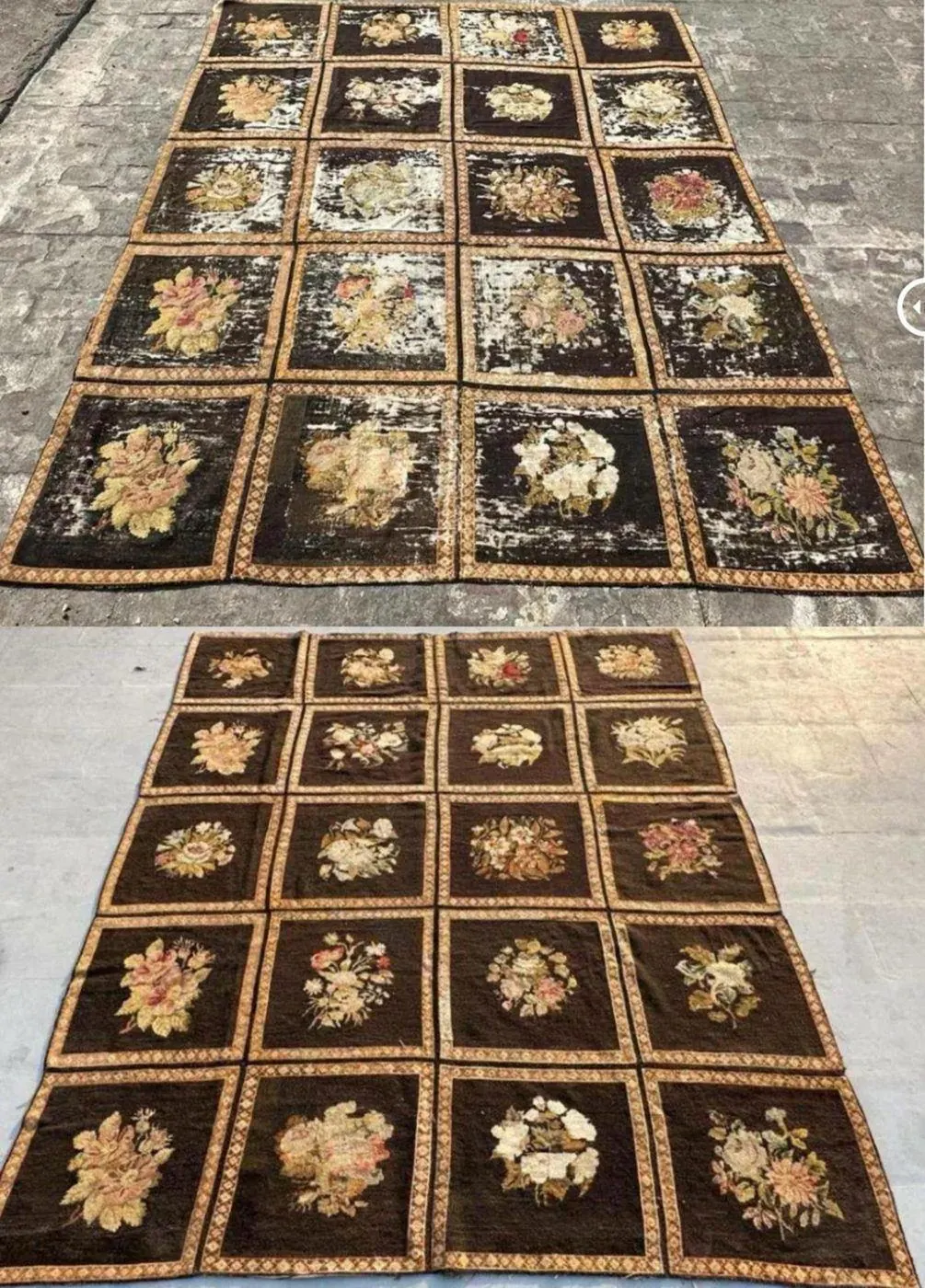 Tapis pris en charge par l'atelier