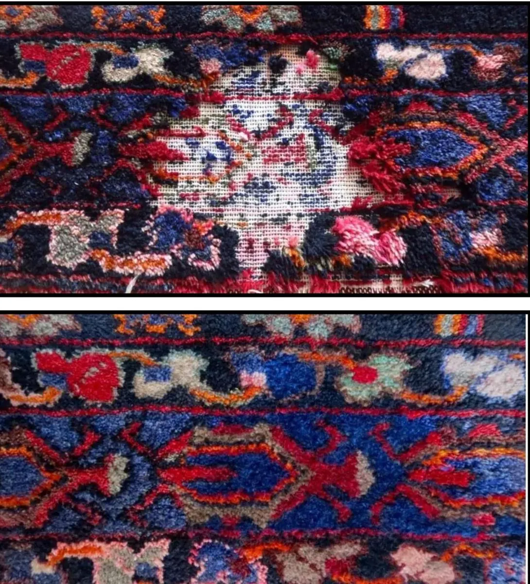 Motifs d'un tapis d'Orient ancien