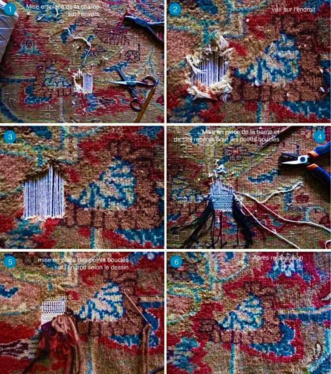 Tapis ancien — détail